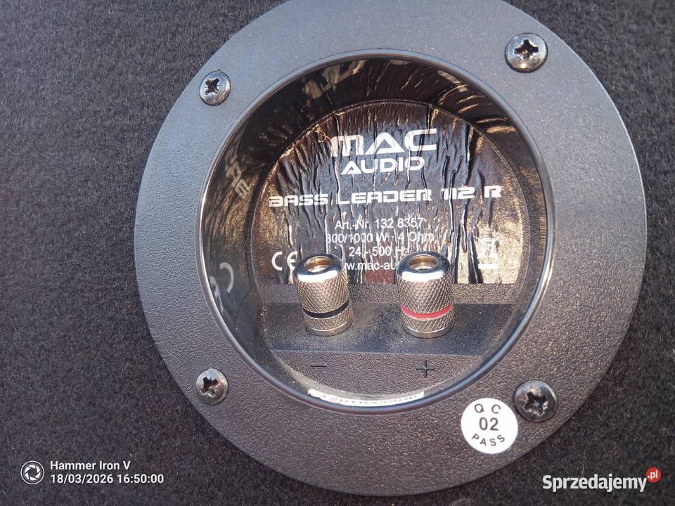 Sprzedam zmzcniacz samochody z tubą warmińsko-mazurskie