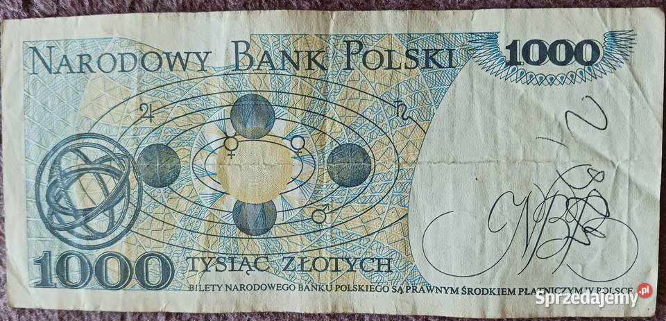 1000 M Kopernik seria GZ 1VI1982 r Konin