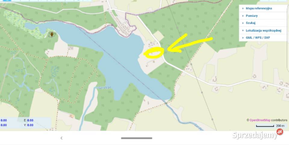 Nogat działka jeziorem Kuchnia las kujawsko-pomorskie sprzedam