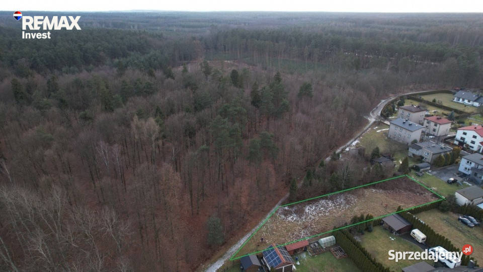 Działka budowlana lesie Kobiór 117 ar 332zł/m2 sprzedam
