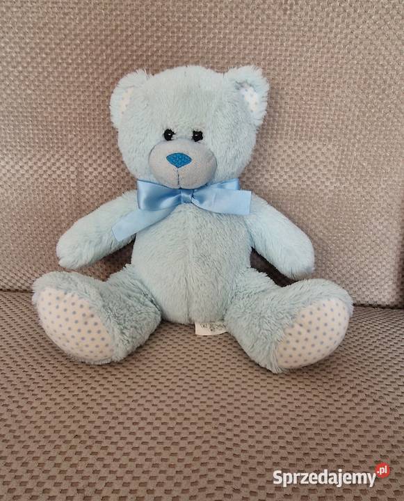 miś misiu misio niebieski maskotka pluszak Kraków