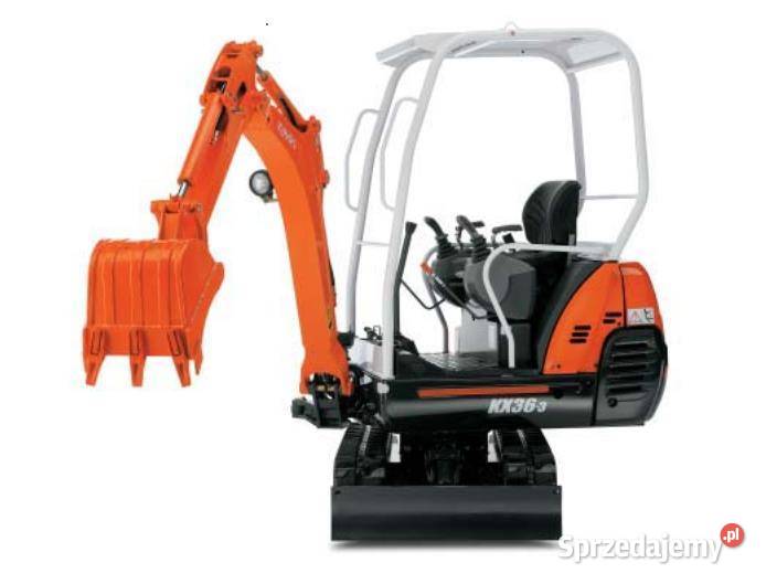 Kubota KX36 KX61H podkarpackie Łańcut sprzedam