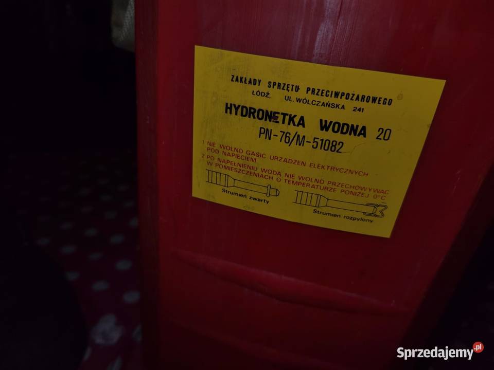 SPRAWNA Hydronetka wodna 15l 20l z wężem gaśnica Krotoszyn