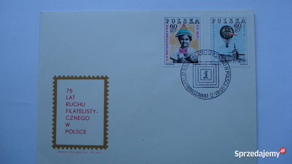 Koperty okolicznościowe ze stemplami i znaczkami łódzkie Łódź