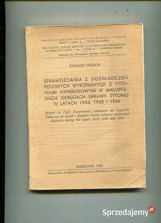 Sprawozdania z doświadczeń polowych wykonanych z zachodniopomorskie