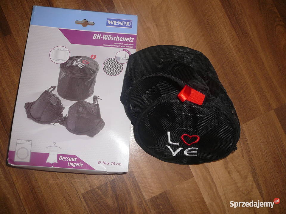 Wenko siatka do prania czarna Love Nowa dolnośląskie Wrocław