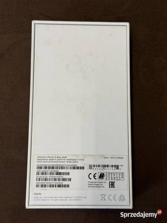 iPhone 12 64GB Niebieski A2403 Stan Etui Katowice