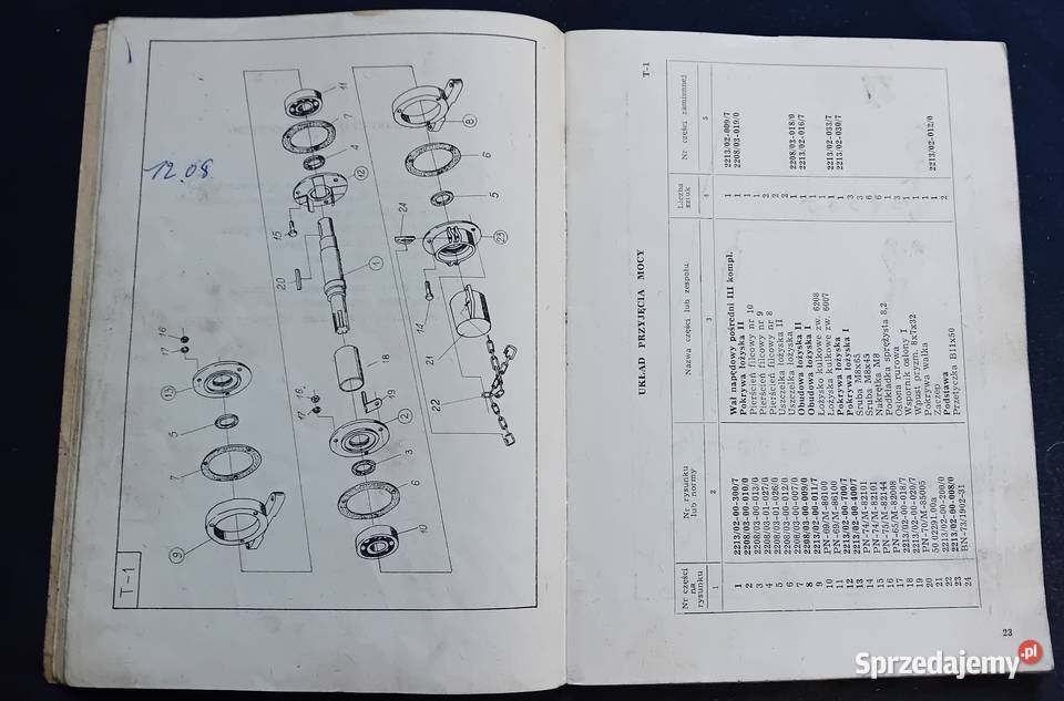 Dwuosiowy roztrząsacz obornika N21374 Inst obsł Koźminek