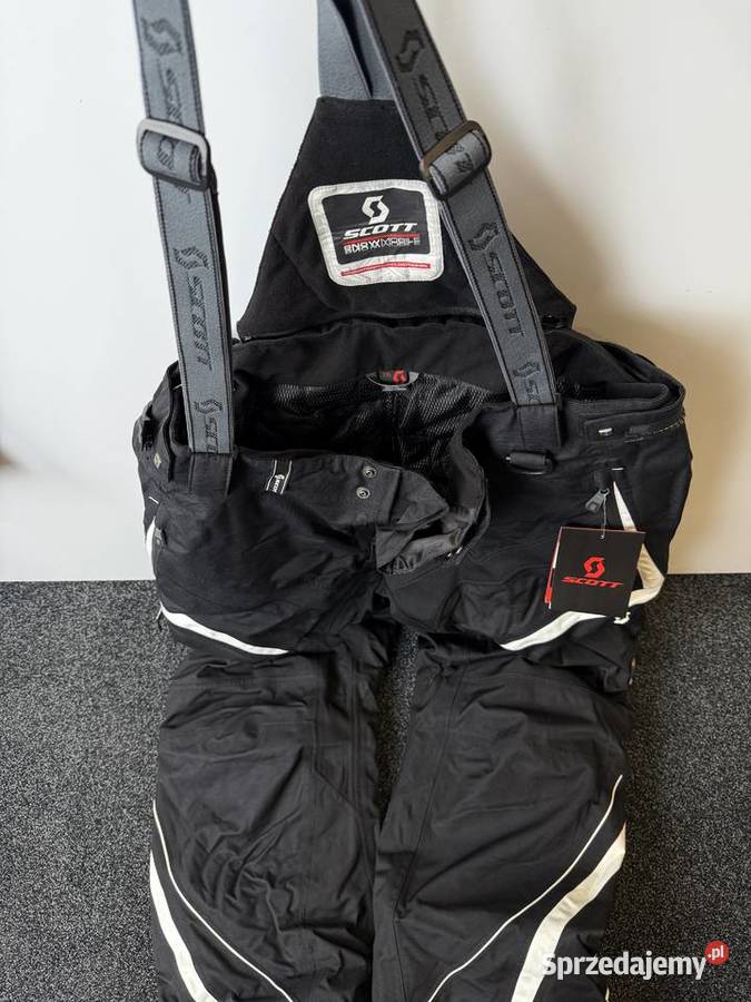 Spodnie SCOTT XXL biało czarne SNOW MOBILE Z Nowy Tomyśl sprzedam