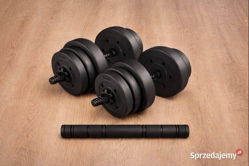 Hantle regulowane do ćwiczeń w domu 2w1 sztanga Kraków