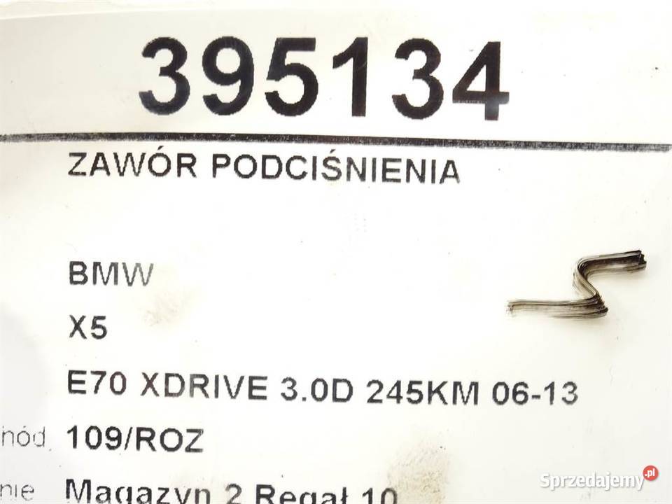 ZAWÓR PODCIŚNIENIA BMW E70 30 245 7810831