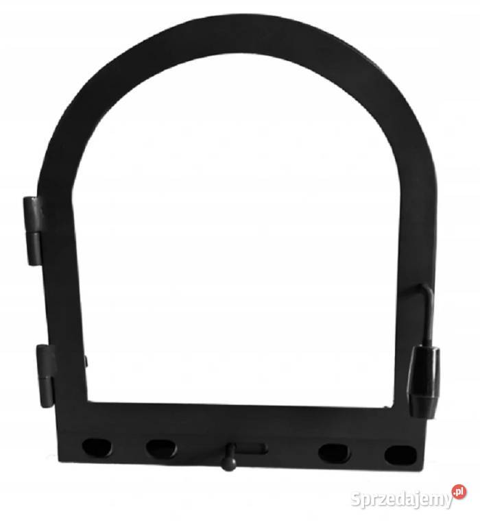 Drzwiczki drzwi kominkowe stalowe PÓŁOKRĄGŁE Radziszów sprzedam