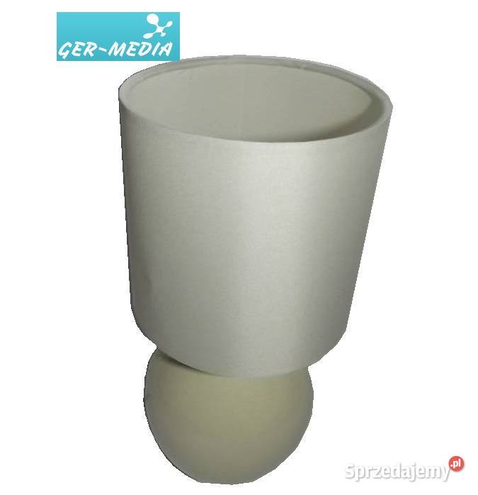 LAMPA CERAMICZNA NOCNA STOŁOWA 27 BEŻOWA beżowy Częstochowa