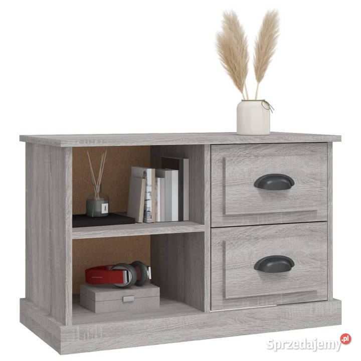 Szafka pod TV szary dąb sonoma 73x355x475
