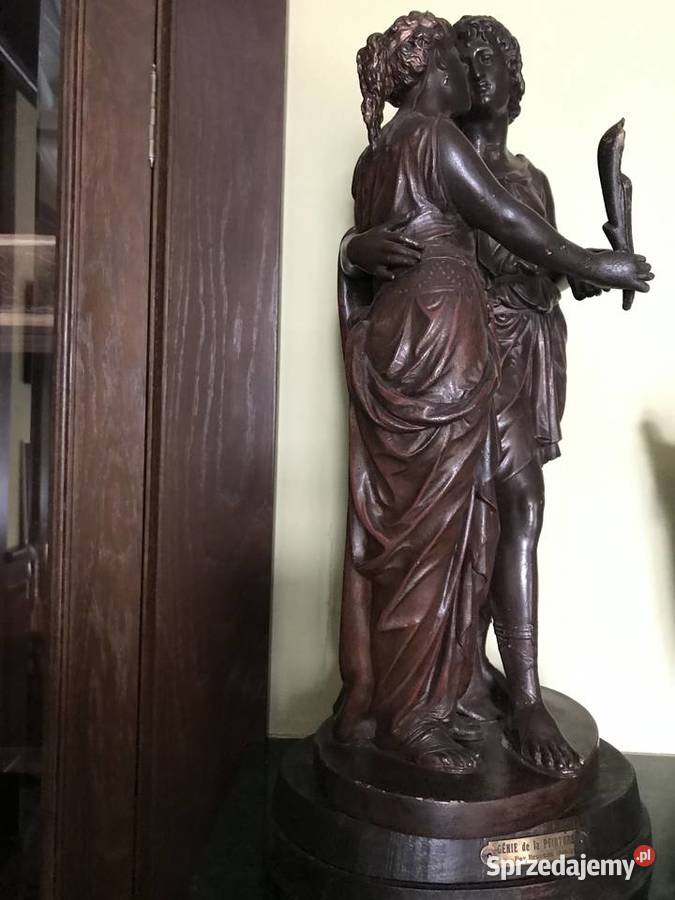 UNIKAT Rzeźba z cynkalu Francja XIX w Tarnów