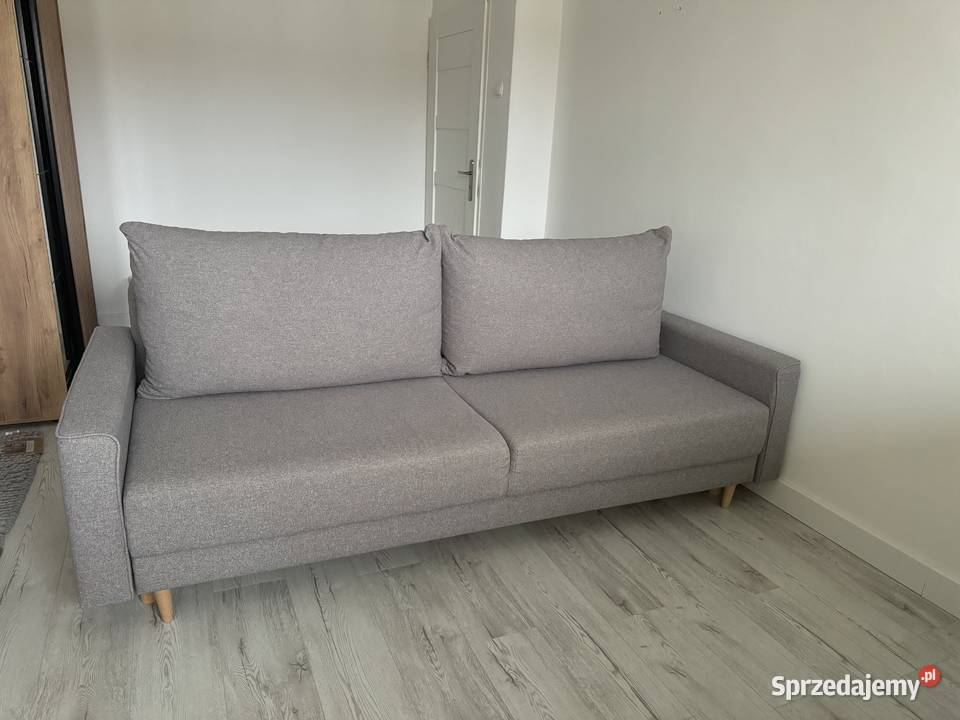 Kanapa rozkładana szary melanż 92cm Białystok