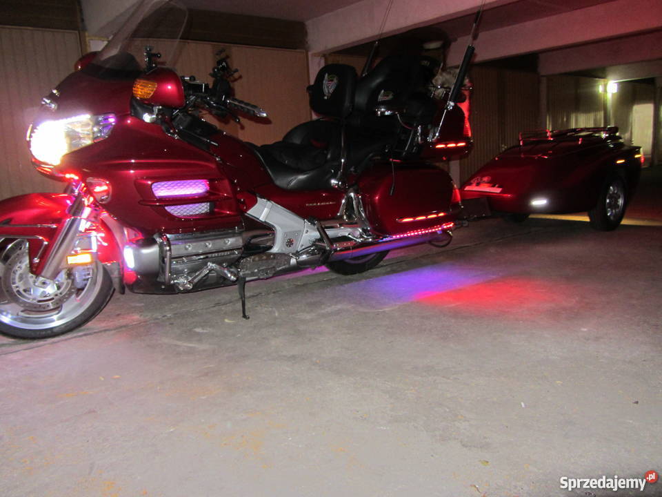 Honda GL 1800 Gold Wing z przyczepkom manualna Motoryzacja Strzelce Opolskie