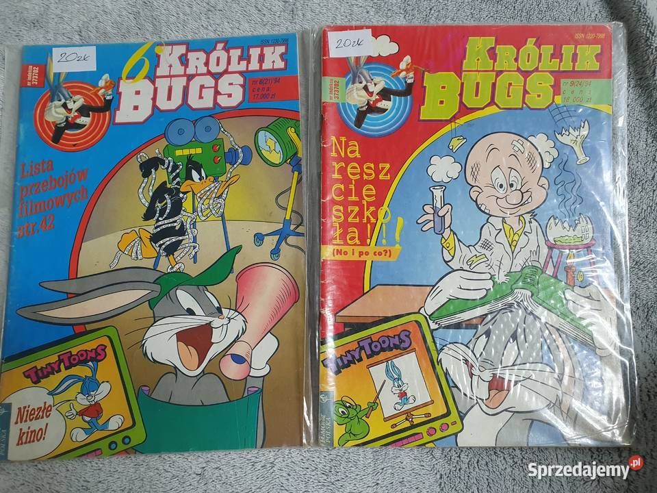 Królik Bugs zestaw 15 komiksów lata 90te Gdynia