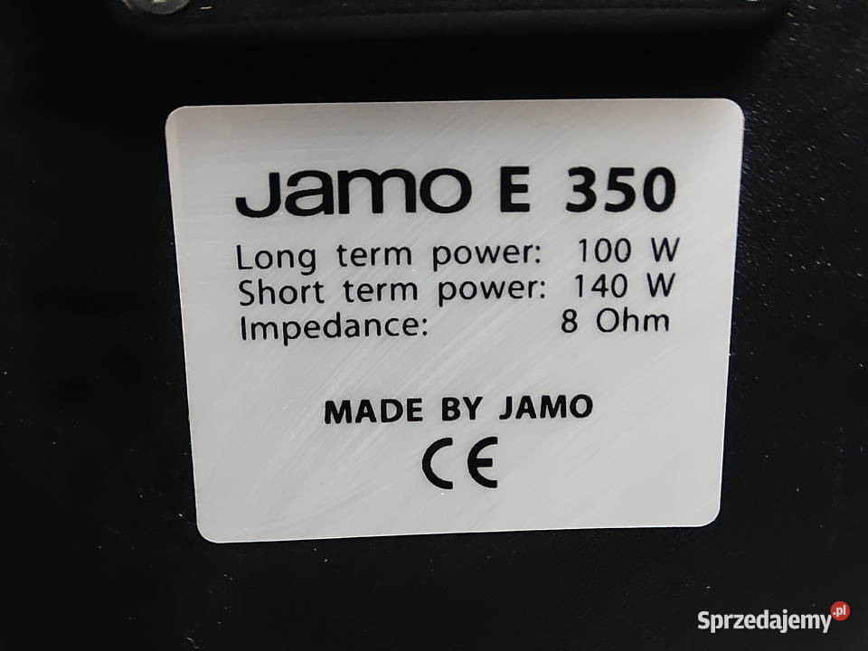 Kolumny Podłogowe Jamo E 350 140W 8 Ohm Kolumny lubelskie Biłgoraj