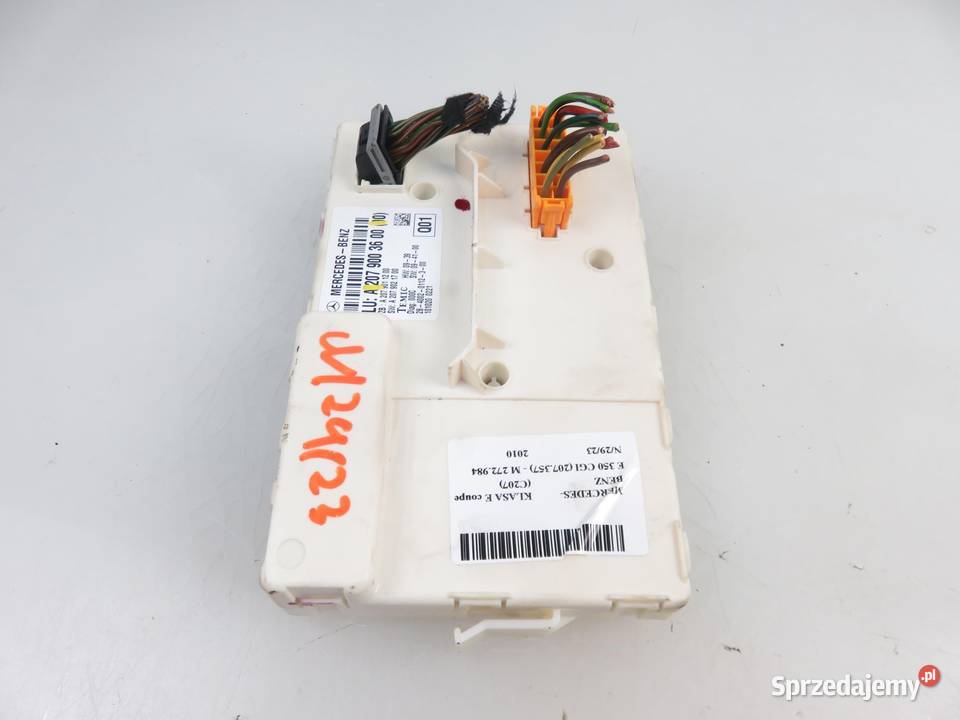 MODUŁ MERCEDES KLASA E C207 E 350 CGI 2079003600 osobowe Skrzynki bezpieczników