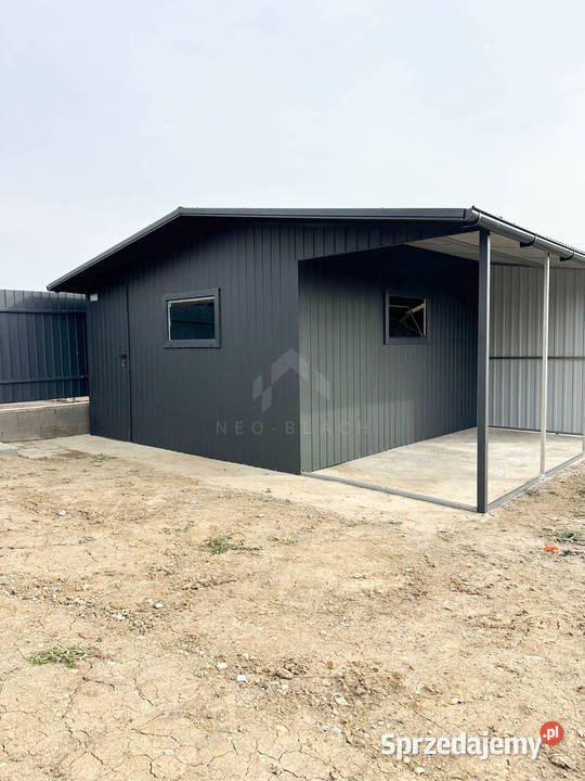 Garaż blaszany Domek ogrodowy 4x6m Wiata 2x6m Architektura ogrodowa opolskie Nysa sprzedam