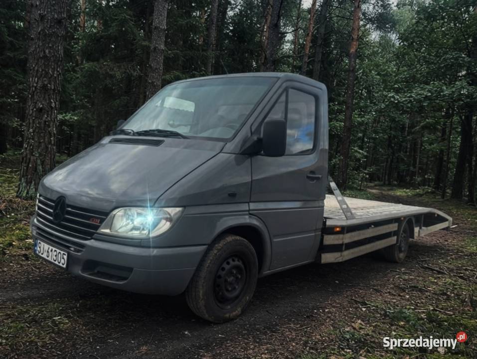 Auto Laweta Mercedes Sprinter Najazd 55M Nowy Wiśnicz