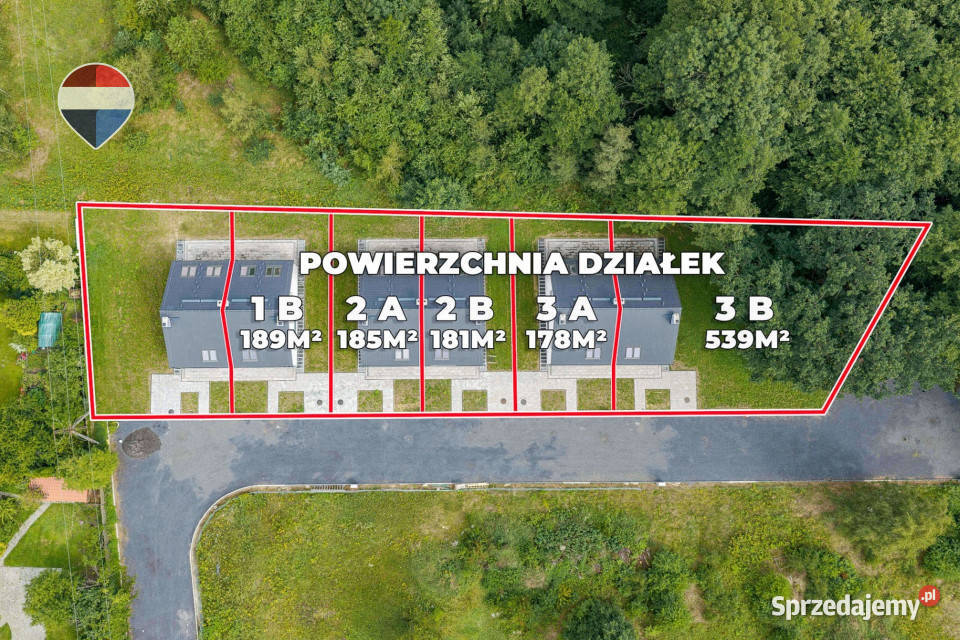 Na sprzedaż segmenty 109 m w sąsiedztwie lasu Droszków
