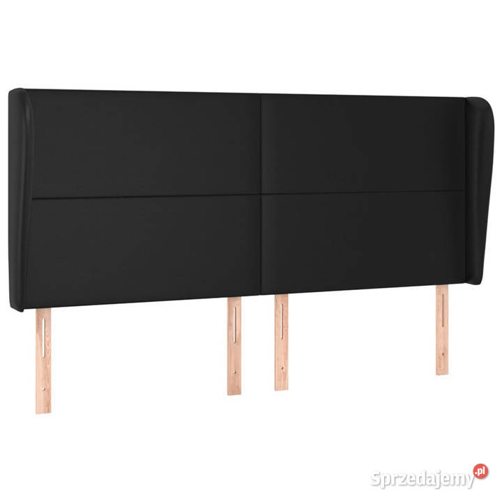 Zagłówek uszak czarny 163x23x118128 sztuczna Warszawa
