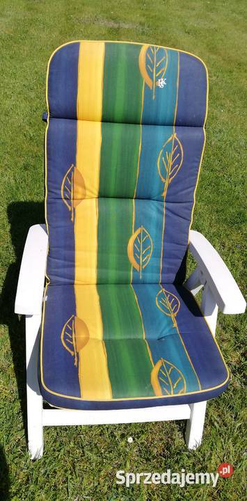 Materacyk na leżak krzesło ogrodowe poduszka mazowieckie Garwolin