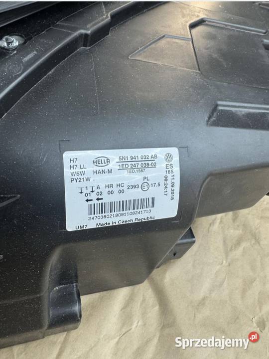 Volswagen tiguan lampa prawa przednia małopolskie Limanowa