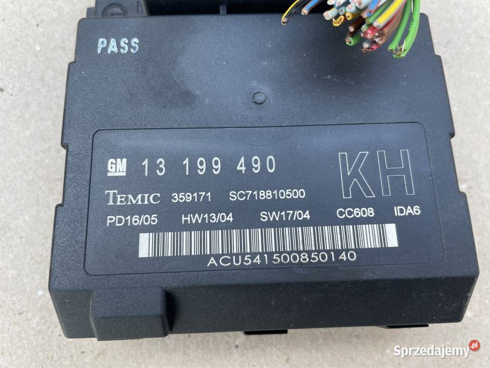 13199490 moduł komfortu Opel Vectra c signum Szczecin
