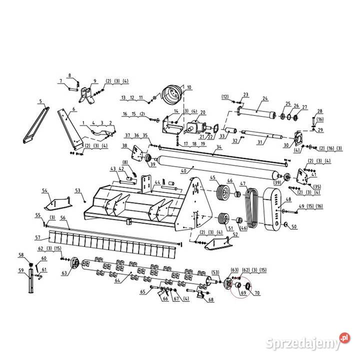 Tuleja dystansowa łożyska UC207 3548 x 50 mm EFG