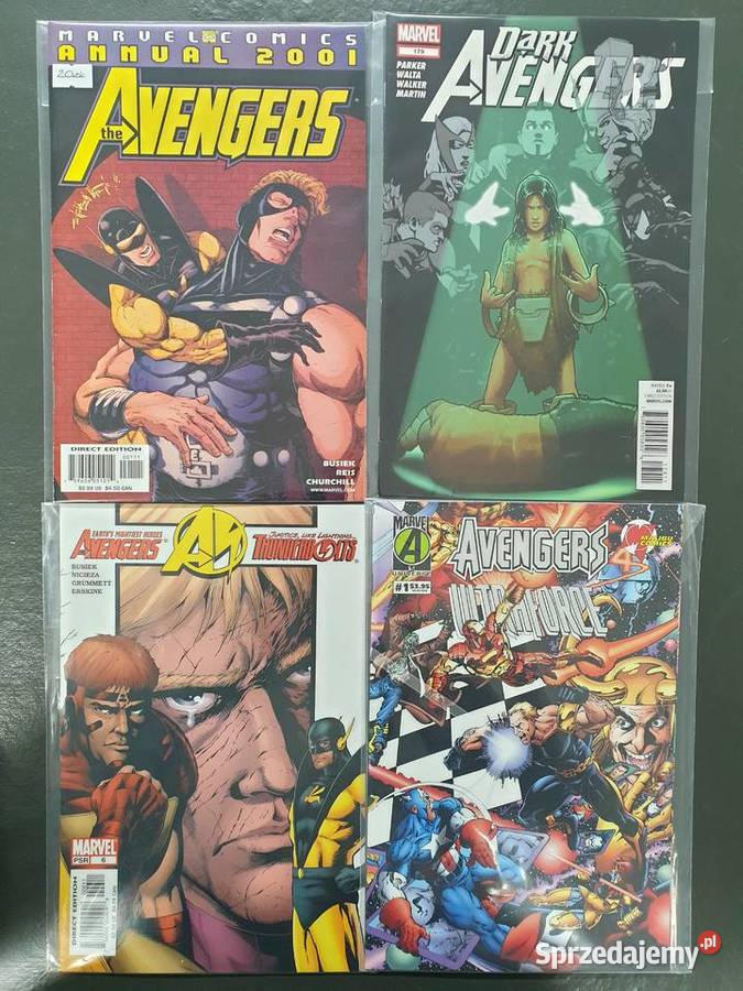 The Avengers zestaw 25 oryginalnych komiksów Superbohaterowie pomorskie Gdynia