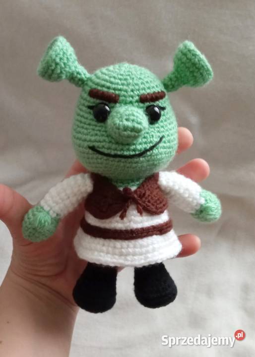 Shrek na szydełku