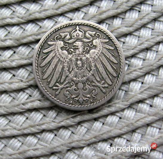 Niemcy 5 Pfenigów 1898r A Kalisz