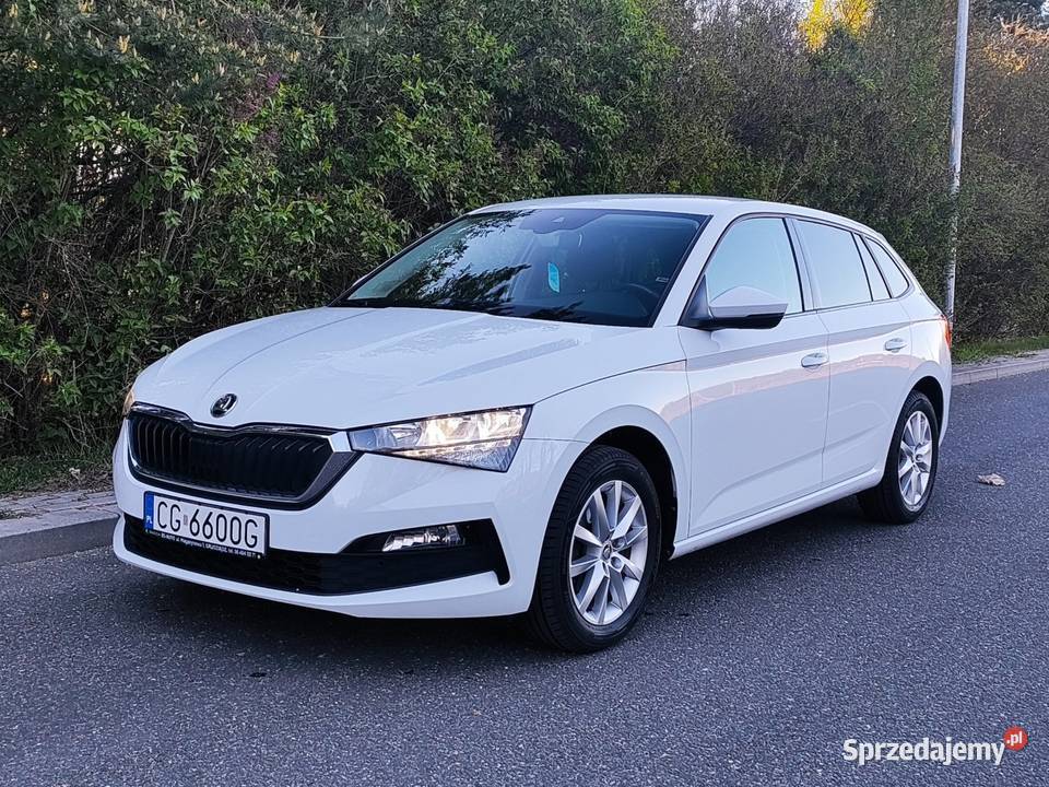 Skoda Scala TSi 115 MY salon bezwypadkowa serwis przyciemniane szyby Grudziądz sprzedam