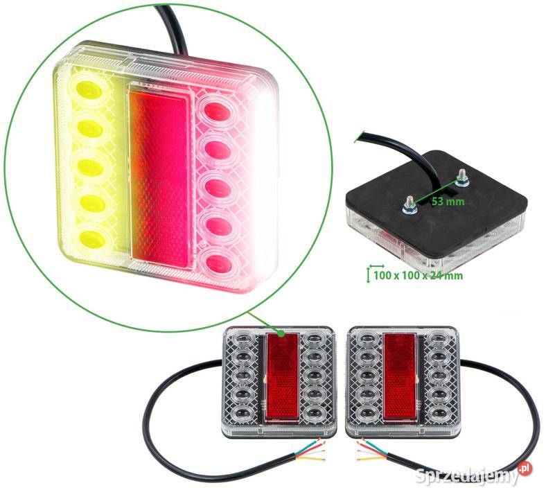 LAMPY TYLNE LED DO PRZYCZEP LAMPA DIODOWA 12V dolnośląskie Wrocław