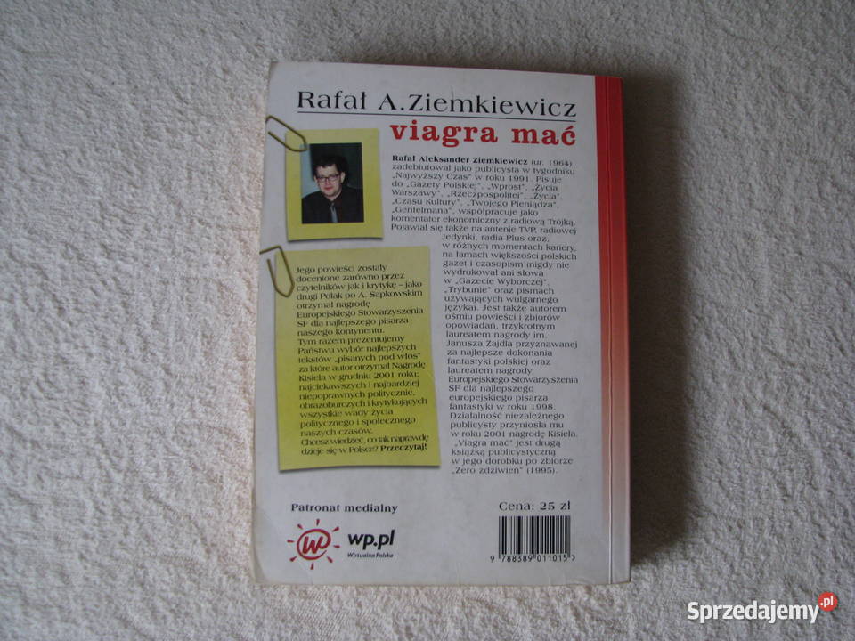 Viagra mać Rafał A Ziemkiewicz Wydanie I Rok wydania 2002 Brzegi sprzedam