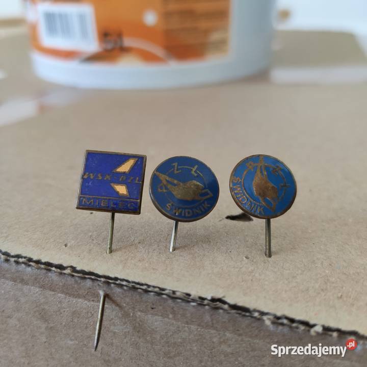 Wpinki znaczki WSK PZL Świdnik Mielec Warszawa