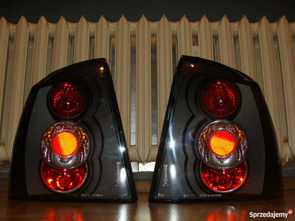 Nowe Lampy tył Astra G II Clear Black SONAR Wieluń