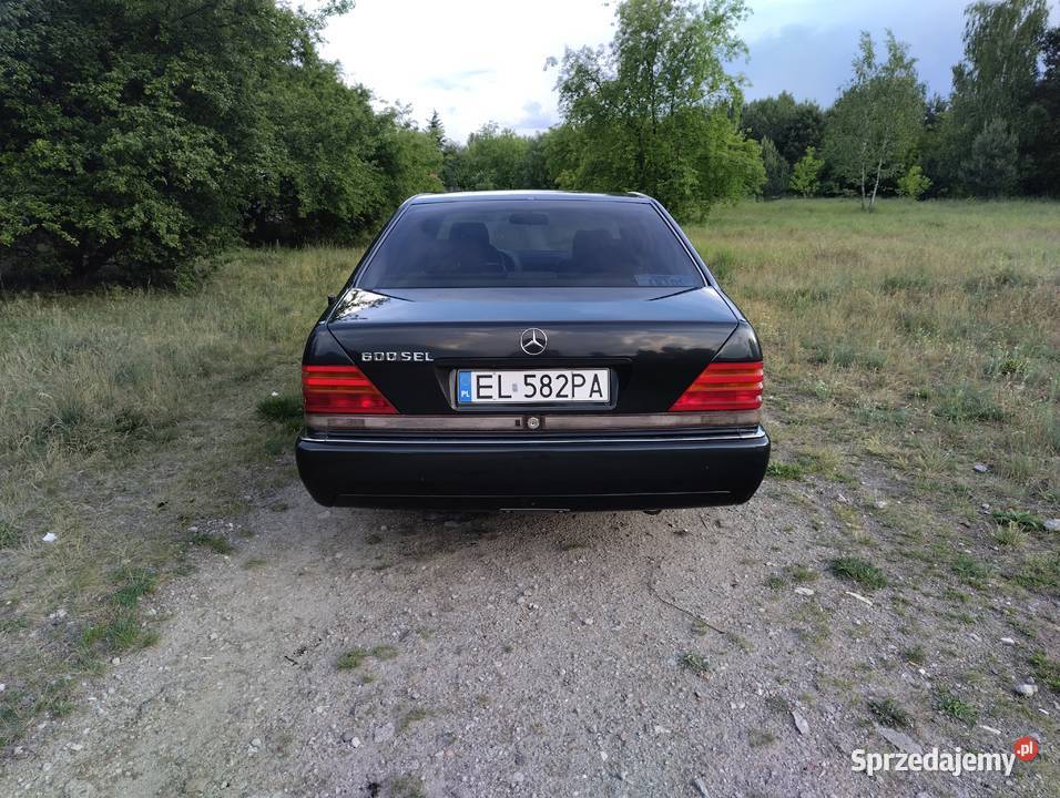 Mercedes W140 600SEL jeden z pierwszych Zabytek Łódź
