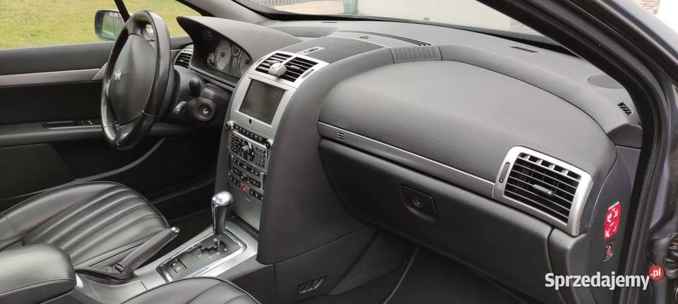 Peugeot 407 wnętrze skóra fotele boczki super Wyposażenie wnętrza opolskie Nysa