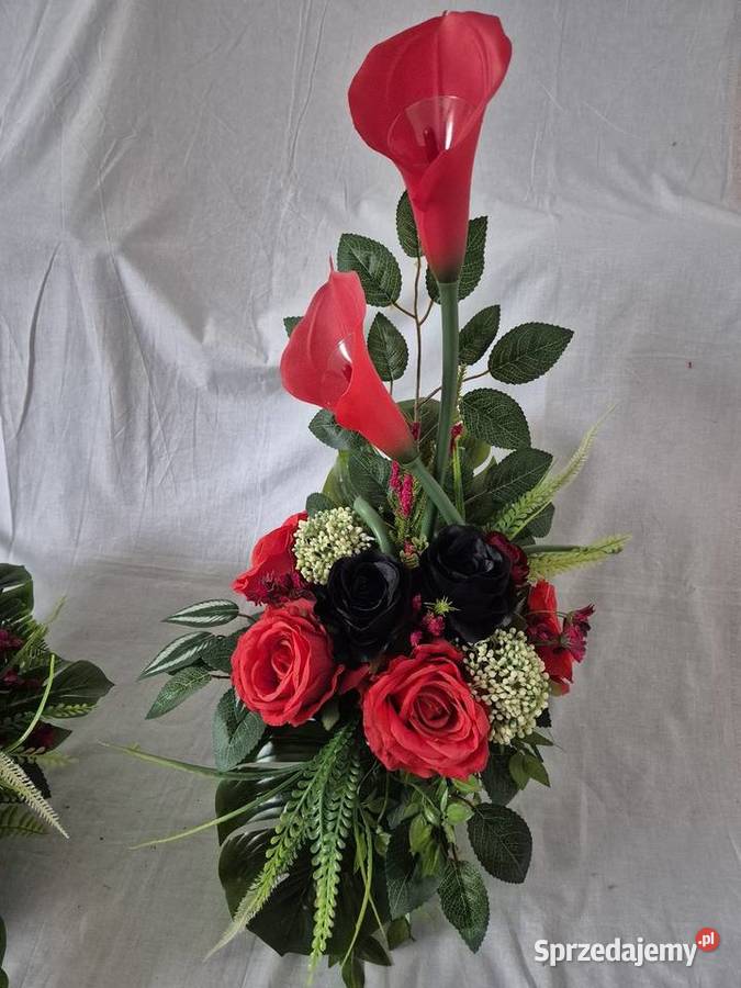 Stroik kompozycja dekoracja na cmentarz Komplet wielkopolskie Pleszew