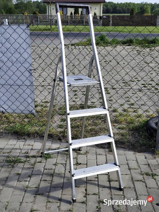 Drabina Aluminiowa 4 stopnie Poddębice