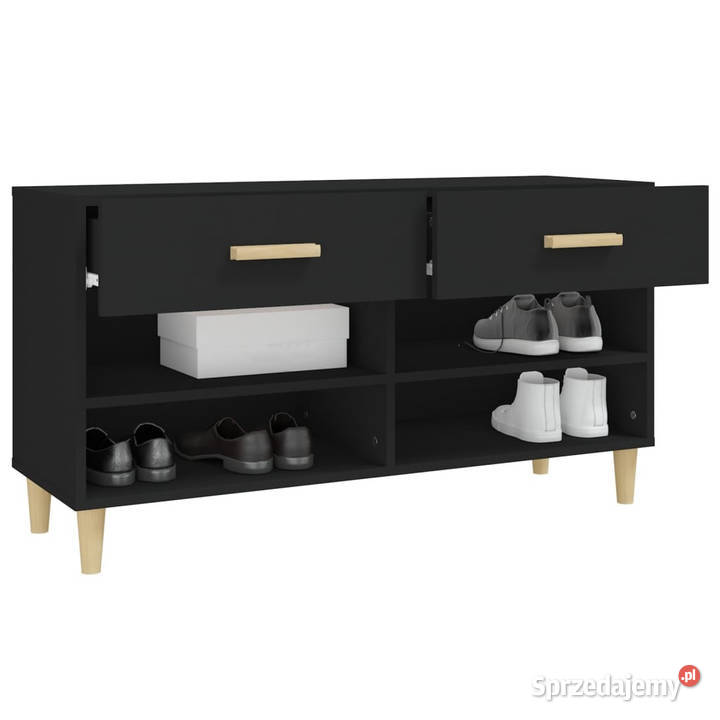 Szafka na buty czarna 102x35x55 materiał sprzedam