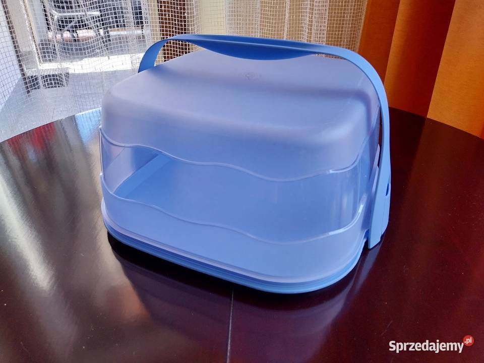 Tupperware pojemnik na tort i pojemnik tzw Wałbrzych