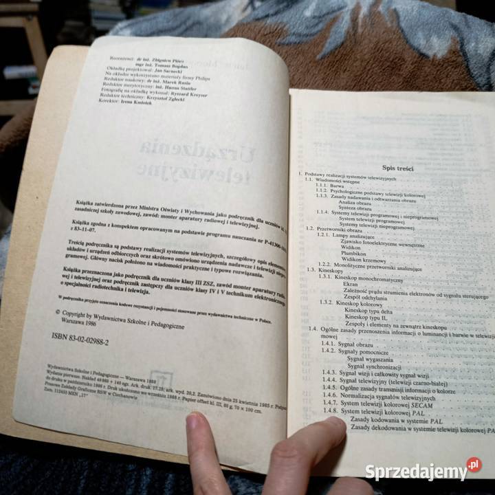 podręcznik techniczny Urządzenia telewizyjne Poznań sprzedam
