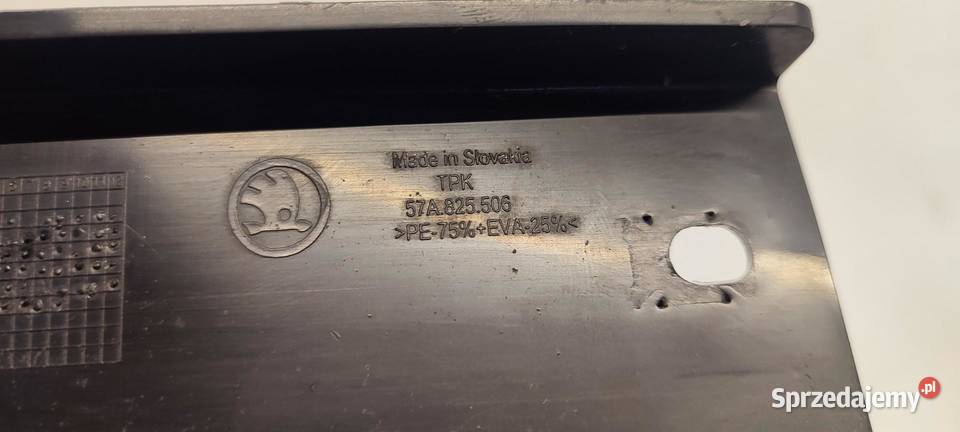 SKODA KAROQ OSŁONA PODWOZIA LEWY TYŁ 57A825506 osobowe sprzedam