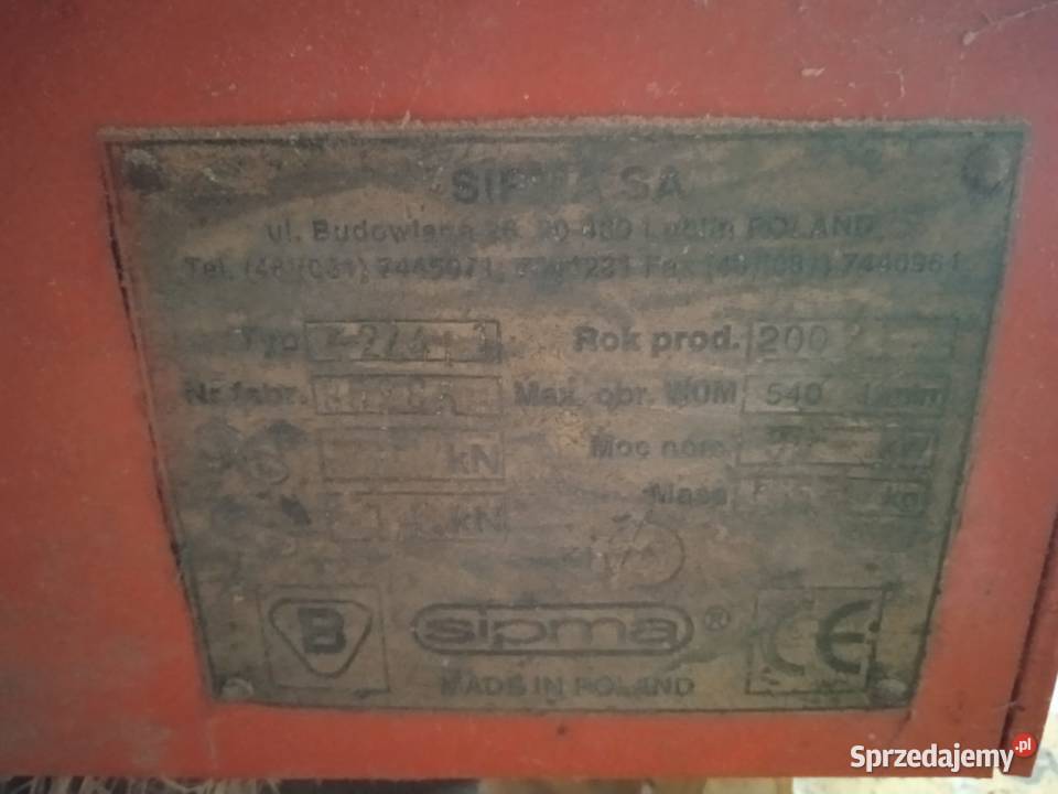 Prasa sipma z224 łódzkie Sokolniki