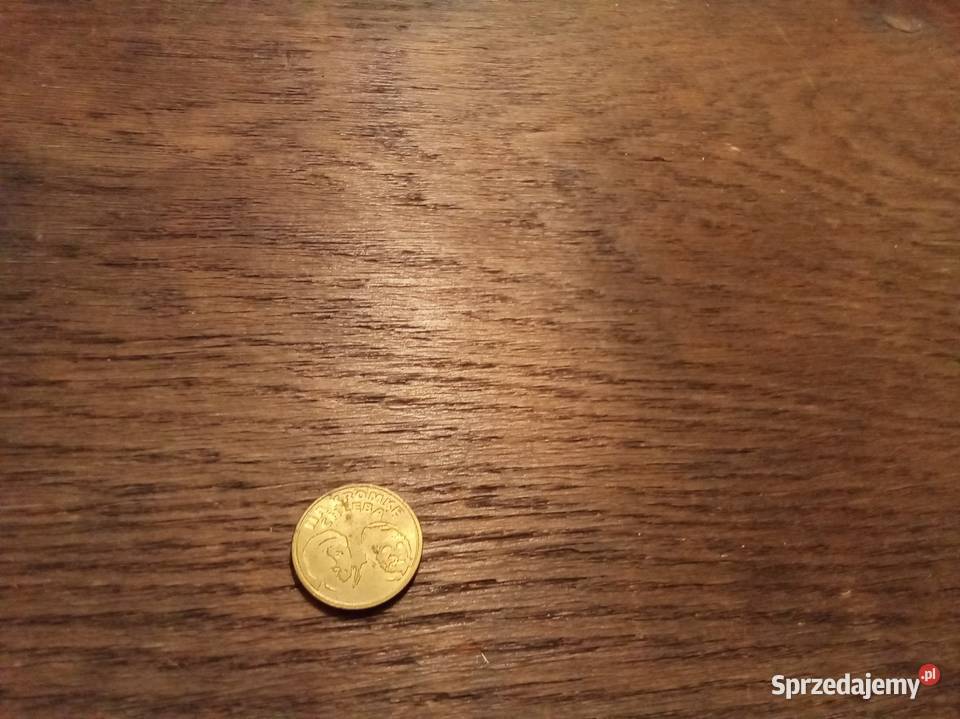 Na kromkę chleba caritas moneta mosiężna Warszawa